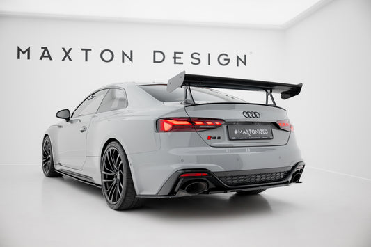 Karbonowy Spoiler Z Górnymi Mocowaniami pasujący do Audi A5 / A5 S-Line / S5 / RS5 Coupe F5 / F5 Facelift