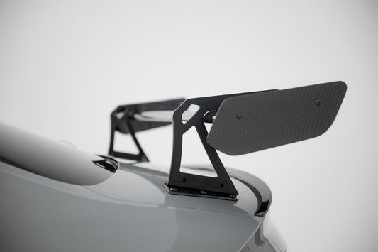Karbonowy Spoiler Z Górnymi Mocowaniami pasujący do Audi A5 / A5 S-Line / S5 / RS5 Coupe F5 / F5 Facelift