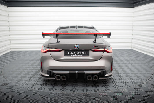 Carbon Spoiler With Internal Brackets Uprights + LED suitable for BMW M4 G82 / G82 Facelift / M440i / 4 M-Pack G22 / G22 Facelift