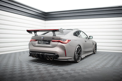Carbon Spoiler With Internal Brackets Uprights + LED suitable for BMW M4 G82 / G82 Facelift / M440i / 4 M-Pack G22 / G22 Facelift