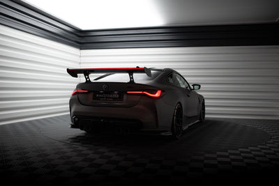 Carbon Spoiler With Internal Brackets Uprights + LED suitable for BMW M4 G82 / G82 Facelift / M440i / 4 M-Pack G22 / G22 Facelift
