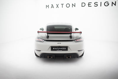 Karbonowy Spoiler Z Górnymi Mocowaniami V.2 + LED suitable for Porsche 718 Cayman 982c