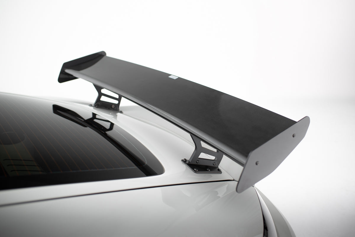Carbon Spoiler With Internal Brackets Uprights V.2 + LED suitable for Porsche 718 Cayman 982c