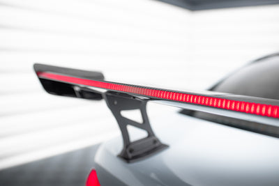 Carbon Spoiler With Internal Brackets Uprights + LED suitable for BMW M3 G80 / M340i G20 / 3 M-Pack G20 / 3 Standard G20