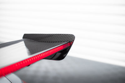 Carbon Spoiler With Internal Brackets Uprights + LED suitable for BMW M3 G80 / M340i G20 / 3 M-Pack G20 / 3 Standard G20