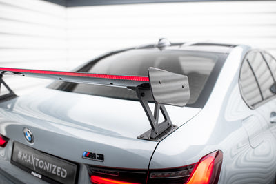 Carbon Spoiler With External Brackets Uprights + LED suitable for BMW M3 G80 / M340i G20 / 3 M-Pack G20 / 3 Standard G20