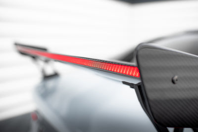 Carbon Spoiler With External Brackets Uprights + LED suitable for BMW M3 G80 / M340i G20 / 3 M-Pack G20 / 3 Standard G20