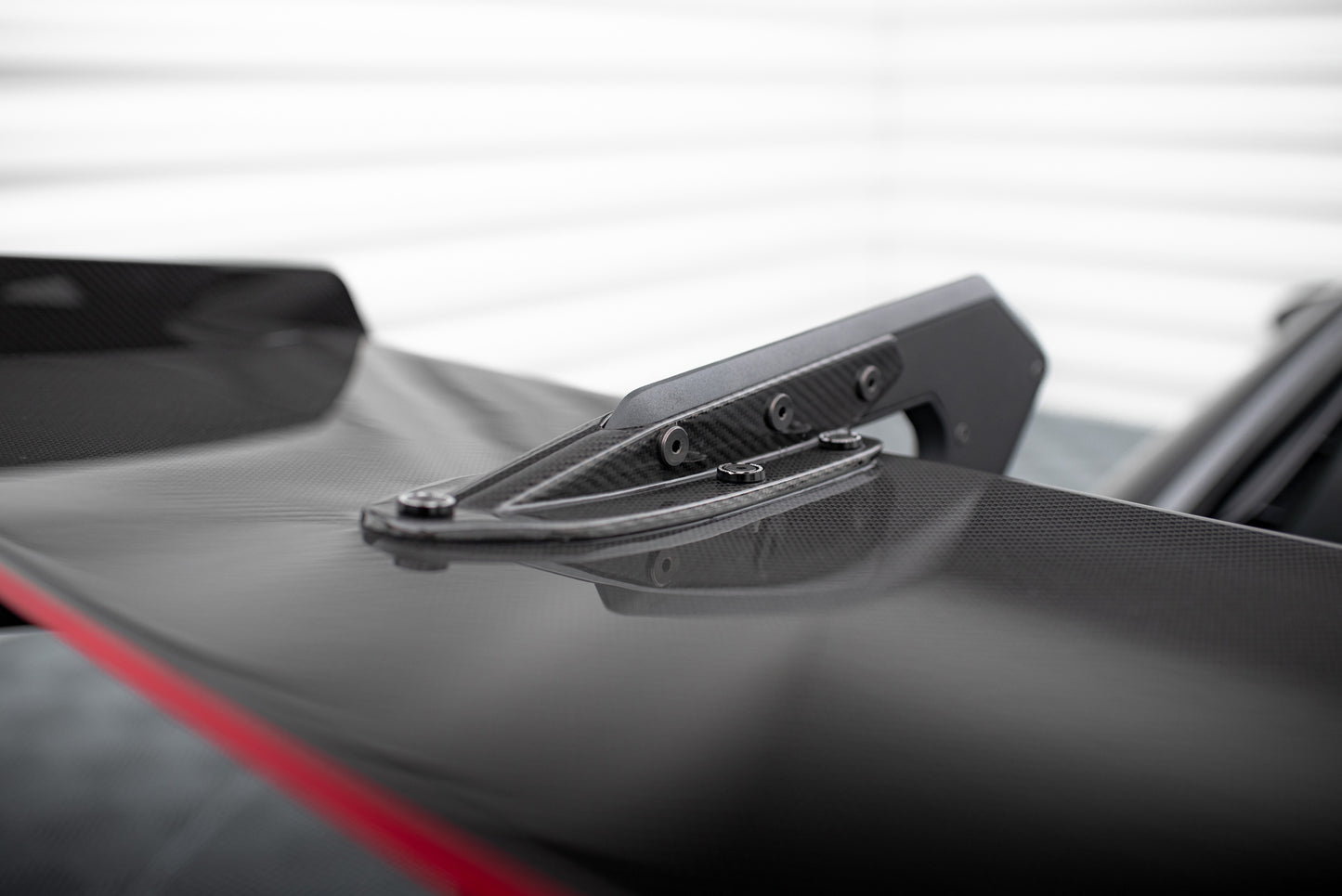 Carbon Spoiler + LED suitable for Audi R8 Mk2 