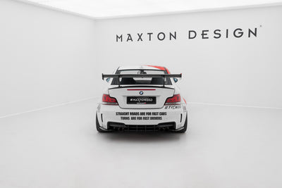 Carbon Spoiler With Internal Brackets Uprights V.1 suitable for BMW 1 M E82