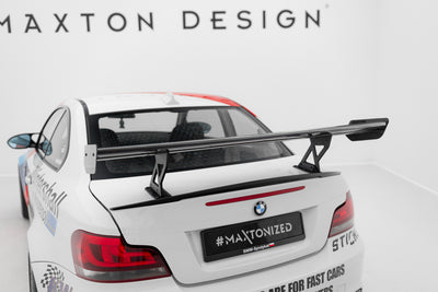 Carbon Spoiler With Internal Brackets Uprights V.1 suitable for BMW 1 M E82