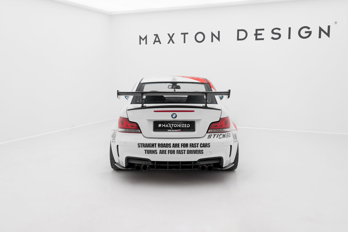 Karbonowy Spoiler Z Wewnętrznymi Wspornikami V.2 pasujący do BMW 1M E82 