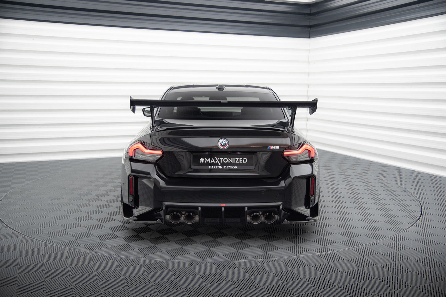 Carbon Fiber Spoiler With External Brackets Uprights suitable for BMW M2 G87 / M240i / 2 M-Pack / 2 Standard G42