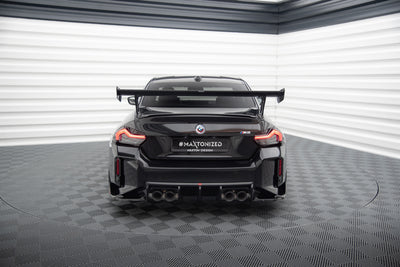 Carbon Fiber Spoiler With External Brackets Uprights suitable for BMW M2 G87 / M240i / 2 M-Pack / 2 Standard G42