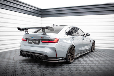 Carbon Spoiler With Internal Brackets Uprights suitable for BMW M3 G80 / M340i G20 / 3 M-Pack G20 / 3 Standard G20
