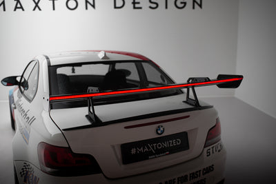 Carbon Spoiler With Upper Swan Mounting + LED suitable for BMW 1 M E82