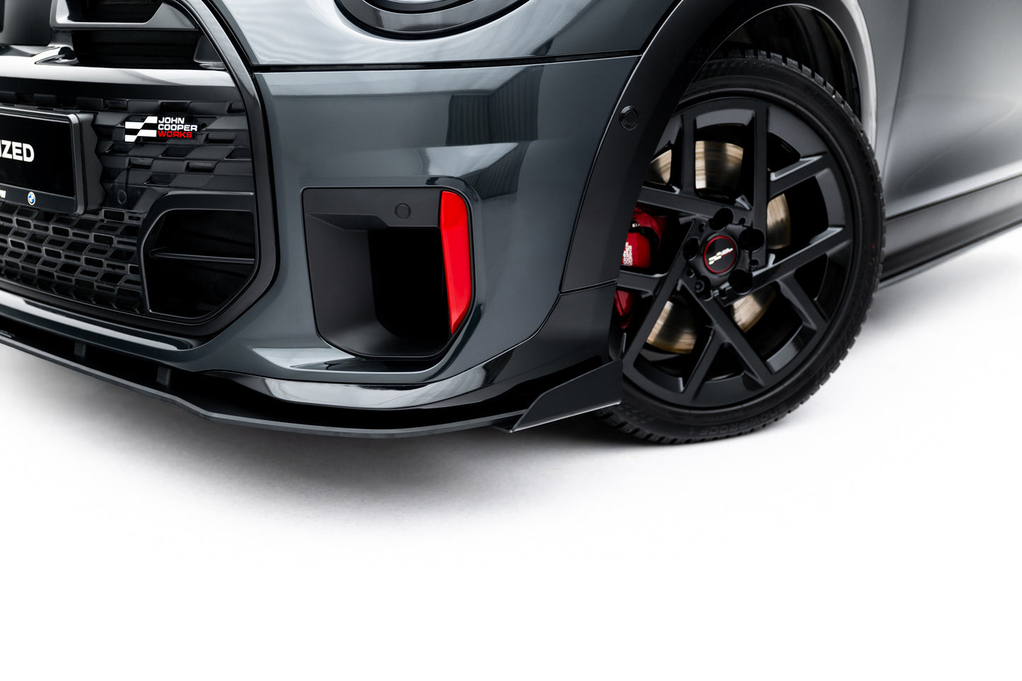 Street Pro Front Splitter + Flaps for Mini Cooper John Cooper Works F65