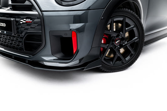 Splitter Przedni Street Pro + Flaps pasujący do Mini Cooper John Cooper Works F66