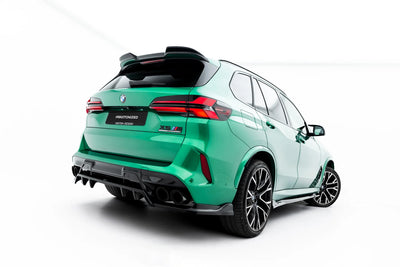 Arriere Splitter (avec une barre verticale) BMW X5 M F95 / F95 Facelift 