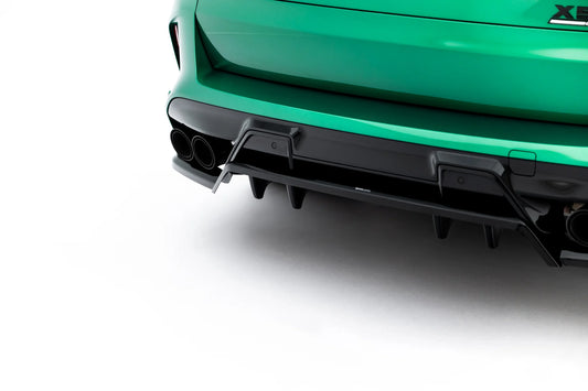 Arriere Splitter (avec une barre verticale) BMW X5 M F95 / F95 Facelift 