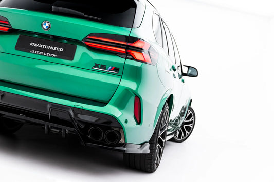 Arriere Splitter (avec une barre verticale) BMW X5 M F95 / F95 Facelift 
