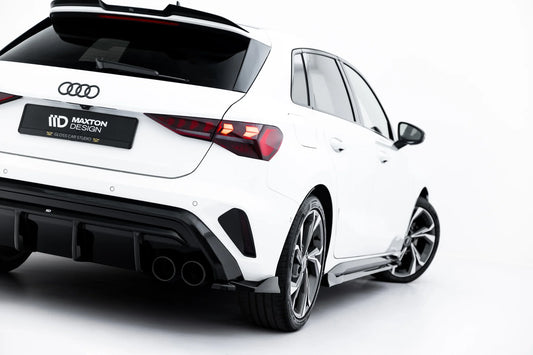 Heck Diffusor Seite V.4 Audi S3 Sportback 8Y Facelift