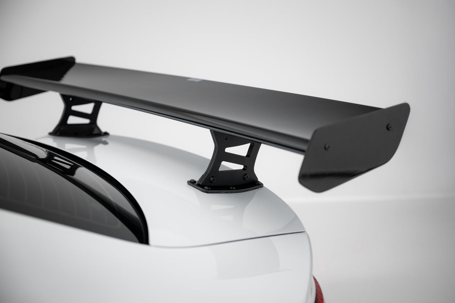 Carbon Spoiler With Internal Brackets Uprights + LED suitable for Audi A3 / A3 S-Line / S3 / RS3 Sedan 8V / 8V Facelift