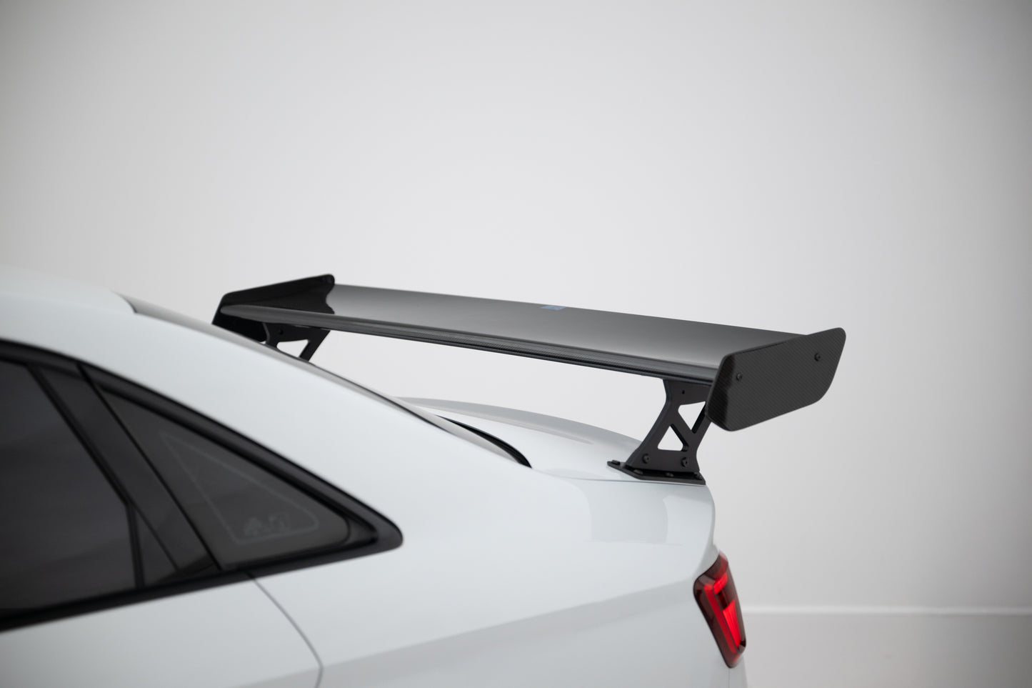 Carbon Spoiler With External Brackets Uprights + LED suitable for Audi A3 / A3 S-Line / S3 / RS3 Sedan 8V / 8V Facelift