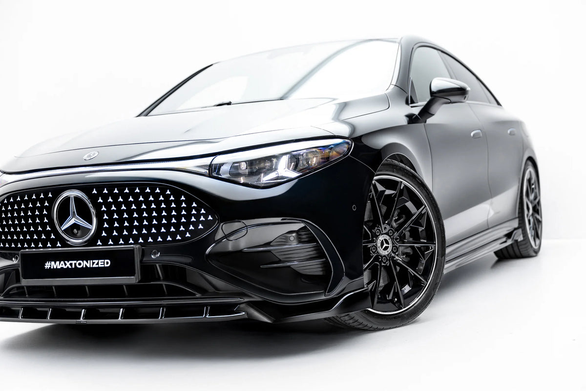 Front Splitter compatible with Mercedes-Benz CLA Hybrid / EQ AMG-Line Coupe / Shooting Brake C174 / X174 