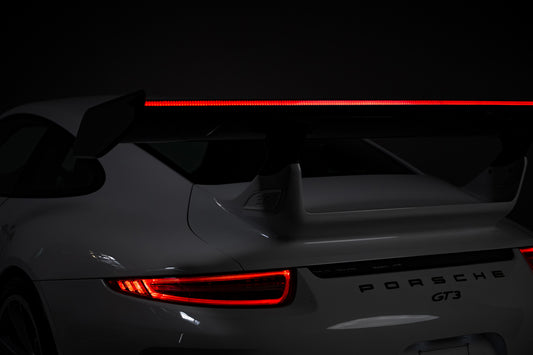 Karbonowy Spoiler V.2 + LED pasujący do Porsche 911 GT3 991