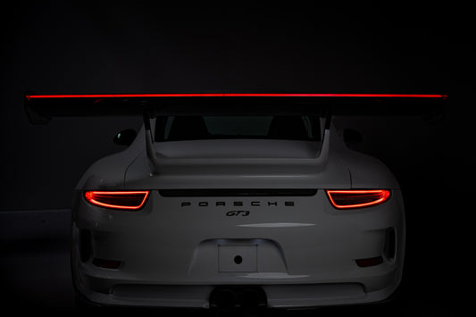 Karbonowy Spoiler V.2 + LED pasujący do Porsche 911 GT3 991