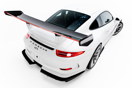 Karbonowy Spoiler V.1 + LED pasujący do Porsche 911 GT3 991