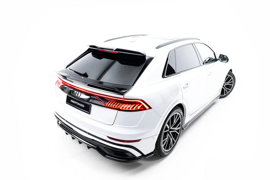 Dolny Spoiler Cap 3D pasujący do Audi Q8 / Q8 S-Line / SQ8 Mk1 / Mk1 Facelift