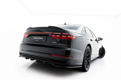 Hinten Splitter (mit einem vertikalem balken) Audi A8 S-Line Long D5 Facelift