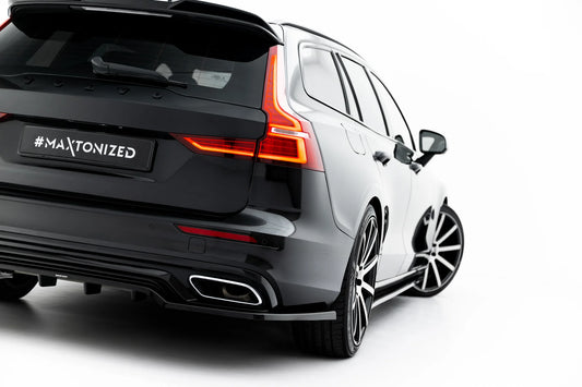 Arriere Splitter (avec une barre verticale) Volvo S60/V60 R-Design Mk3