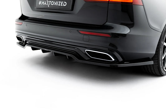 Arriere Splitter (avec une barre verticale) Volvo S60/V60 R-Design Mk3