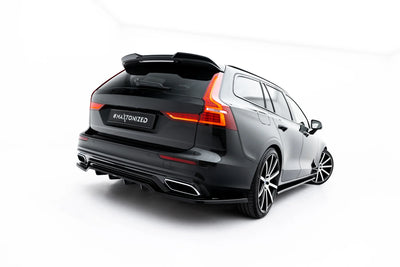 Arriere Splitter (avec une barre verticale) Volvo S60/V60 R-Design Mk3