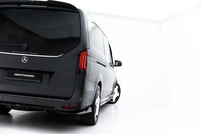 Hinten Splitter (mit einem vertikalem balken) Mercedes-Benz V AMG-Line W447 Facelift 2