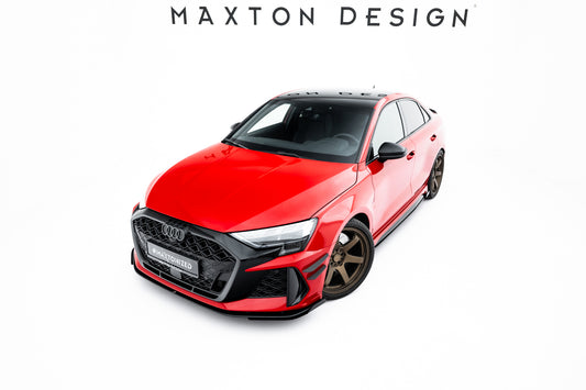 Splitter Przedni Street Pro + Flaps Audi RS3 Sedan 8Y Facelift