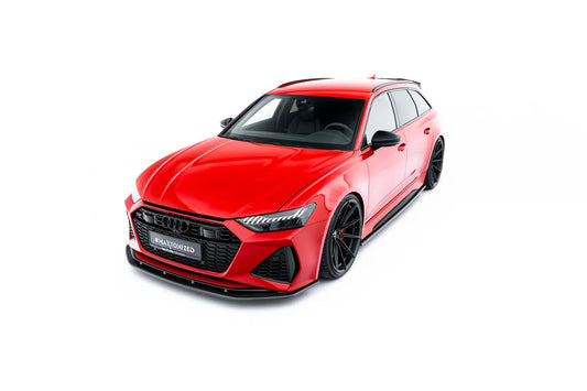 Set Of Prepreg Carbon Fiber Splitters Audi RS6 C8 / C8 Facelift