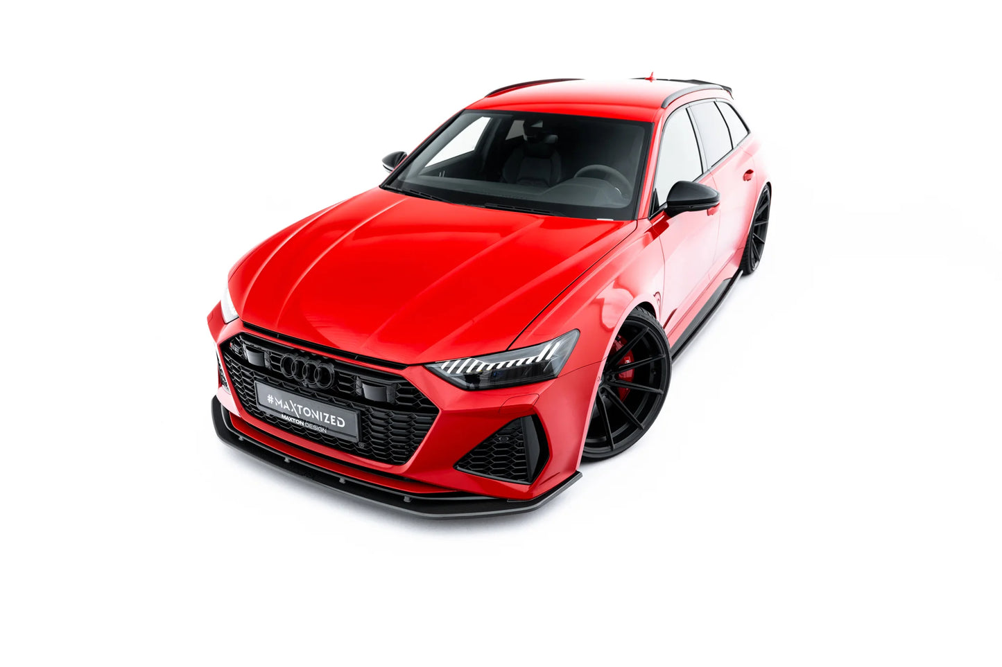 Prepreg Carbon Fiber Front Splitter suitable for Audi RS6 C8 / C8 Facelift
