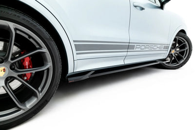 Dokładki Progów do Porsche Cayenne GTS / Turbo Sport Pack / Turbo E-Hybrid GT Pack Coupe Mk3 Facelift