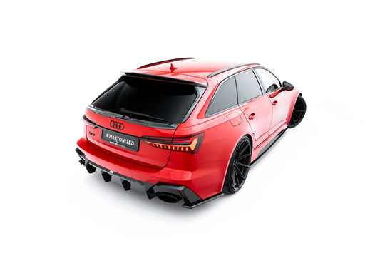 Set Of Prepreg Carbon Fiber Splitters Audi RS6 C8 / C8 Facelift