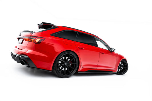 Set Of Prepreg Carbon Fiber Splitters Audi RS6 C8 / C8 Facelift