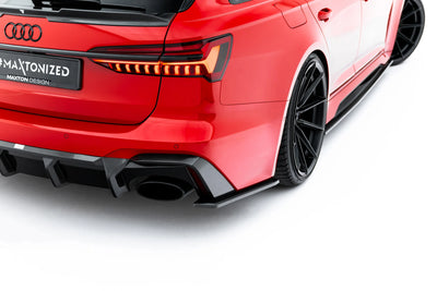 Prepreg Carbon Fiber Heck Diffusor Seite Audi RS6 C8 / C8 Facelift