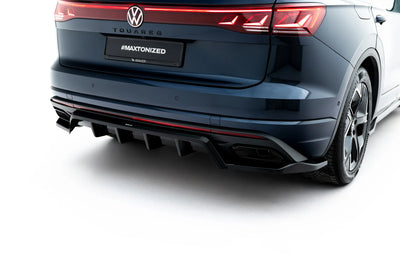 Arriere Splitter (avec une barre verticale) Volkswagen Touareg Elegance Mk3 Facelift