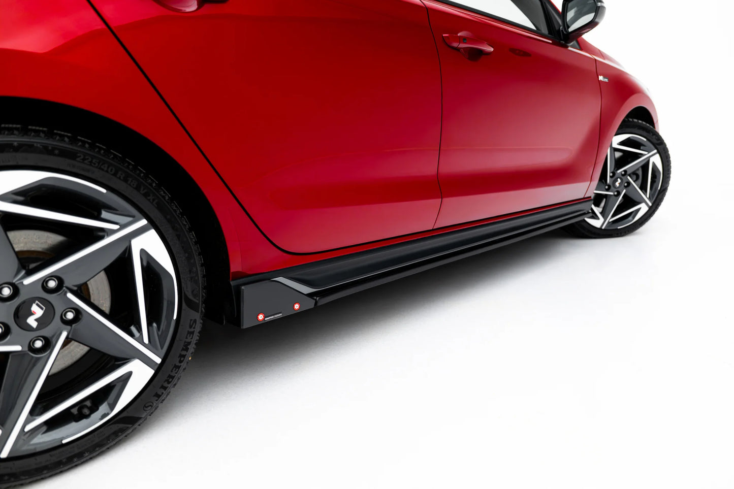 Seitenschweller Diffusor V.3 + Flaps Hyundai I30 N / N-Line Wagon Mk3 Facelift