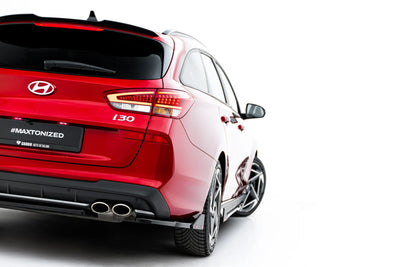 Heck Diffusor Seite V.2 + Flaps Hyundai I30 N-Line Wagon Mk3 Facelift