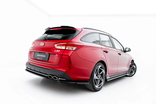 Splittery Tylne Boczne V.2 pasujące do Hyundai I30 N-Line Wagon Mk3 Facelift
