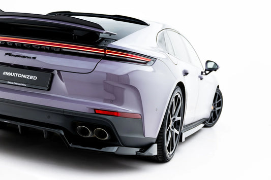 Hinten Splitter (mit einem vertikalem balken) Porsche Panamera 4 / 4S E-Hybrid / 4 E-Hybrid 972