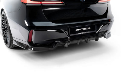 Prepreg Carbon Fiber Rear Splitter (with vertical bars) BMW 7 M-Pack G70